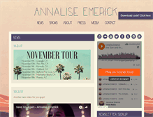 Tablet Screenshot of annaliseemerick.com